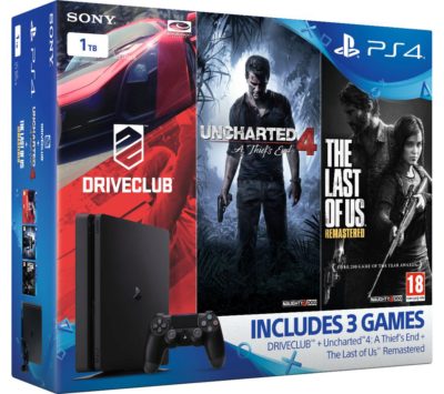 PLAYSTATION 4 Slim with Uncharted 4 PLAYSTATION 4 Slim with Uncharted 4